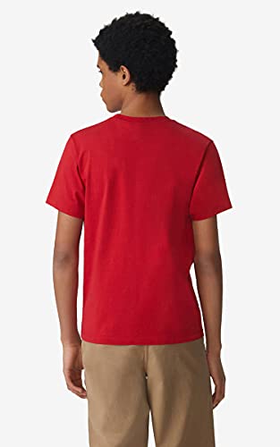 Kenzo Camiseta Tiger para hombre, color rojo, tigre, blanco, talla ajustada, talla 36