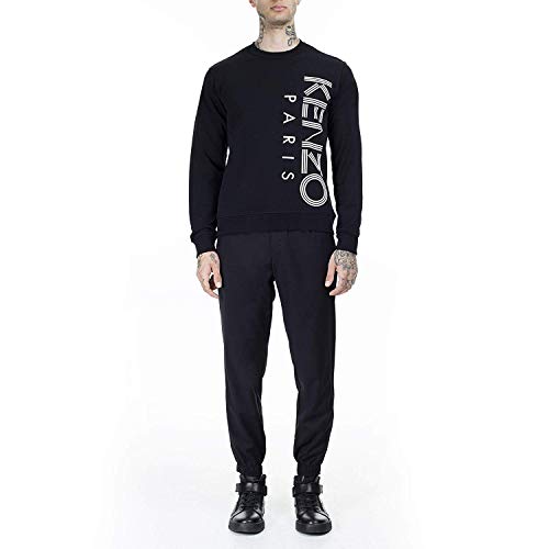 Kenzo Logotipo del Lado parisss Sweatshirt Black Meduim