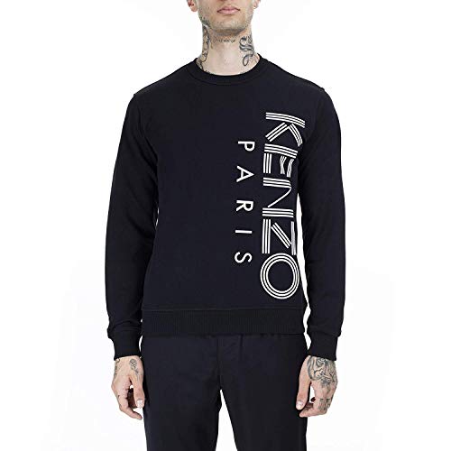 Kenzo Logotipo del Lado parisss Sweatshirt Black Meduim