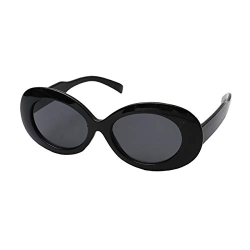 Kiddus Gafas de Sol para niño niña chico chica. UV400 Protección 100% contra rayos ultravioleta. A partir de 6 años. RESISTENTES a los golpes. Seguras, ligeras y confortables (03 Retro Negras)