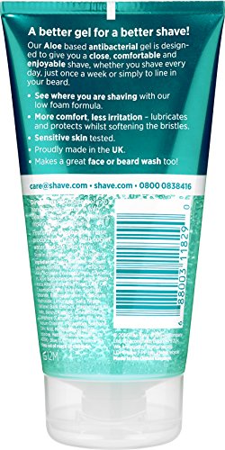 King of Shaves Antibacterial Shaving Gel for Men - 150ml TWIN-PACK