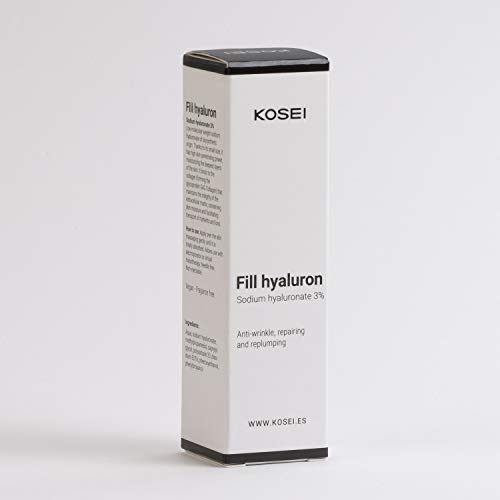 Kosei - Fill Hyaluron Sérum Ácido Hialurónico - 30 ml - Formato Booster - Poder Antiarrugas - Tratamiento Antiedad - Vegano - Sin Alcohol - Sin Siliconas - Sin Perfume - Unisex