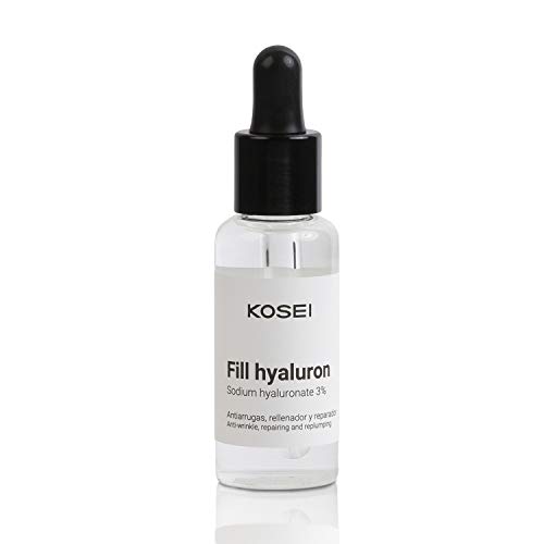 Kosei - Fill Hyaluron Sérum Ácido Hialurónico - 30 ml - Formato Booster - Poder Antiarrugas - Tratamiento Antiedad - Vegano - Sin Alcohol - Sin Siliconas - Sin Perfume - Unisex