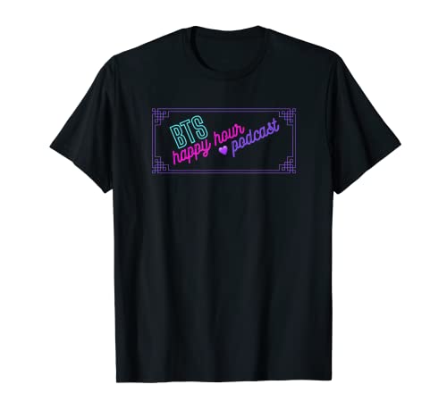 Kpop Fave Happy Podcast Hour OT7 Deco Purple Idol Group Camiseta