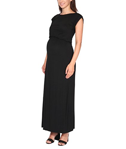 KRISP Vestido Mujer Tallas Grandes Largo Barato Casual Ibicenco De Día Ropa Hippie Online Ofertas, (Negro (3269), 36 EU (08 UK)), 3269-BLK-08