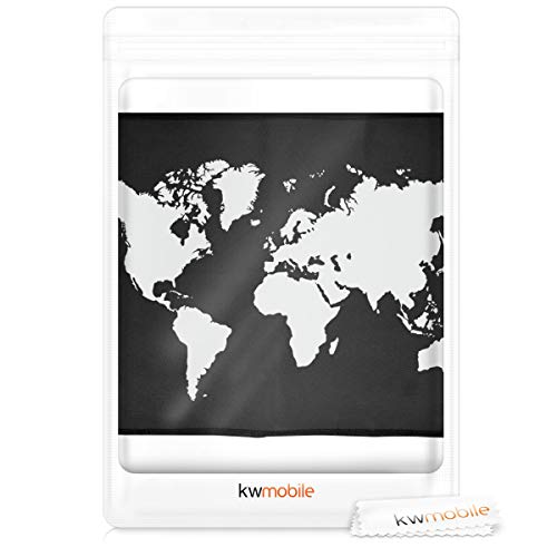 kwmobile Carcasa Compatible con Monitor de 24-26" - Funda Anti Polvo para Pantalla - Protector Mapa del Mundo