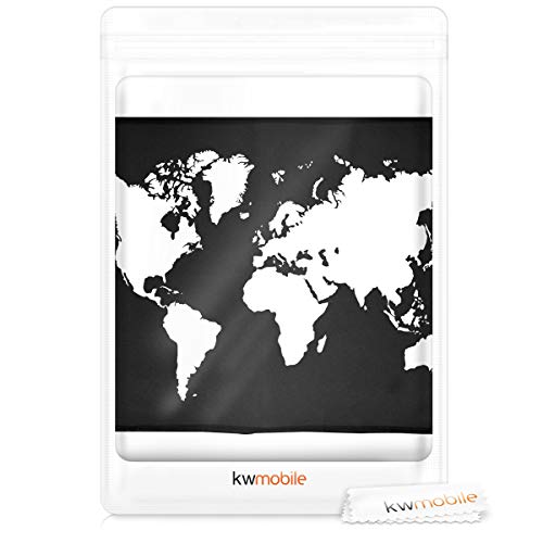 kwmobile Carcasa Compatible con Monitor de 31-32" - Funda Anti Polvo para Pantalla - Protector Mapa del Mundo