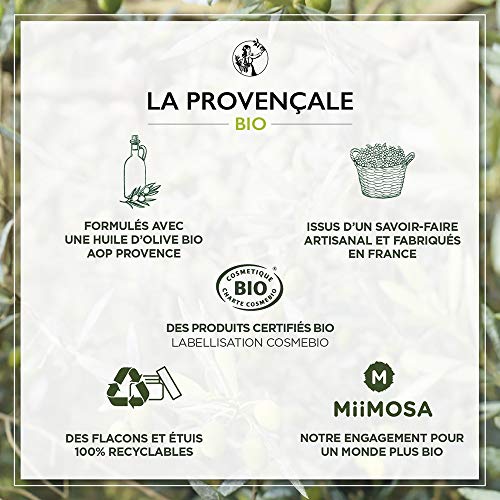 La Provençale - La Douche Hydratante Senteur Savon de Marseille - Gel Douche Certifié Bio - Huile d’Olive Bio AOC Provence - 500 ml