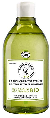 La Provençale - La Douche Hydratante Senteur Savon de Marseille - Gel Douche Certifié Bio - Huile d’Olive Bio AOC Provence - 500 ml