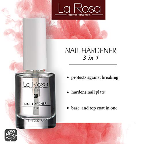 La Rosa nail medic hardener 3in1 endurecedor de uñas 3en1-10 ml