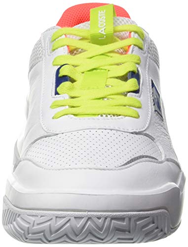 Lacoste Ace Lift 0120 1 SMA, Zapatillas Hombre, Blanco Wht Dk BLU, 43 EU