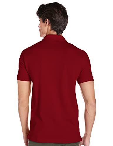 Lacoste PH4012 Polo para Hombre, Rojo (Bordeaux), M