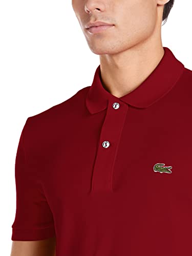 Lacoste PH4012 Polo para Hombre, Rojo (Bordeaux), M