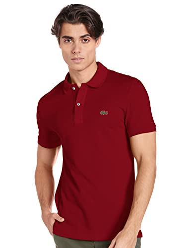 Lacoste PH4012 Polo para Hombre, Rojo (Bordeaux), M