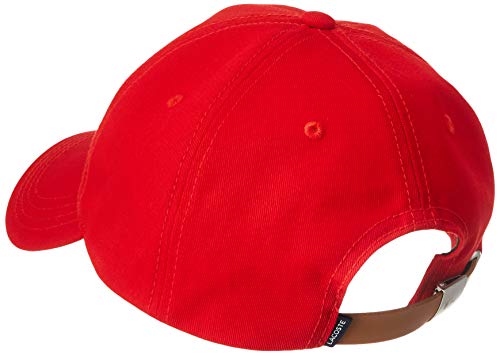 Lacoste RK4709 Gorra, Rouge, Talla única para Hombre