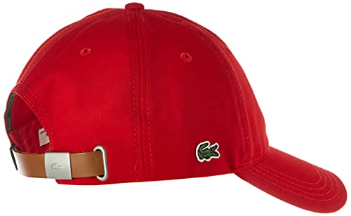 Lacoste RK4709 Gorra, Rouge, Talla única para Hombre