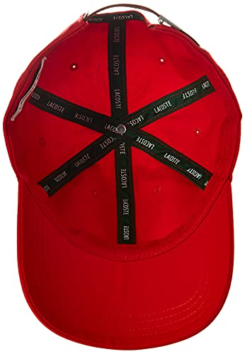 Lacoste RK4709 Gorra, Rouge, Talla única para Hombre