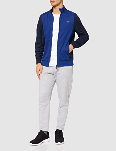 Lacoste Sport SH6937 Sudadera para Hombre, Cosmico/Marine-Blanco, XL