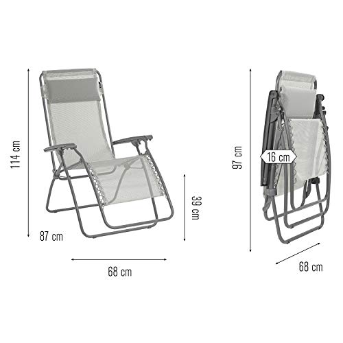 Lafuma Tumbona relax, Plegable, RT 2, Beige, LFM4019-8548