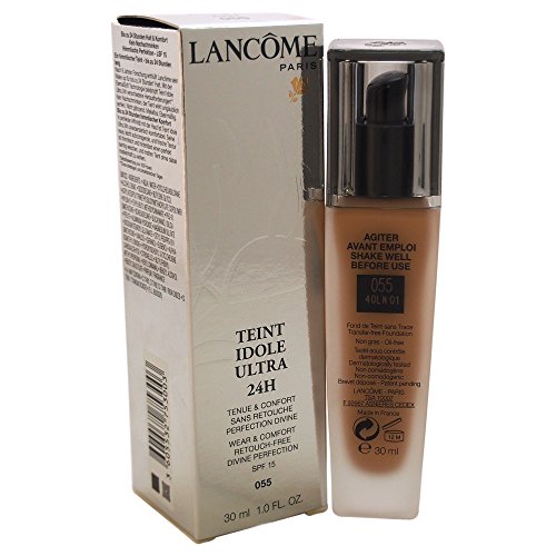 Lancome Teint Idole Ultra 24H - Base de maquillaje, color 55-beige idéal, 30 ml