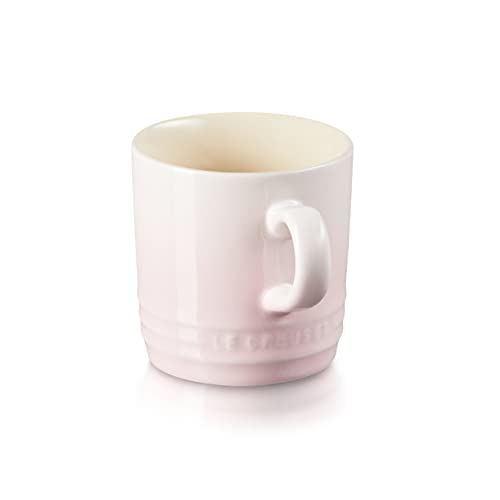 Le Creuset Taza Cappuccino de cerámica de gres, 200 ml, Rosa Shell Pink,70303207770099