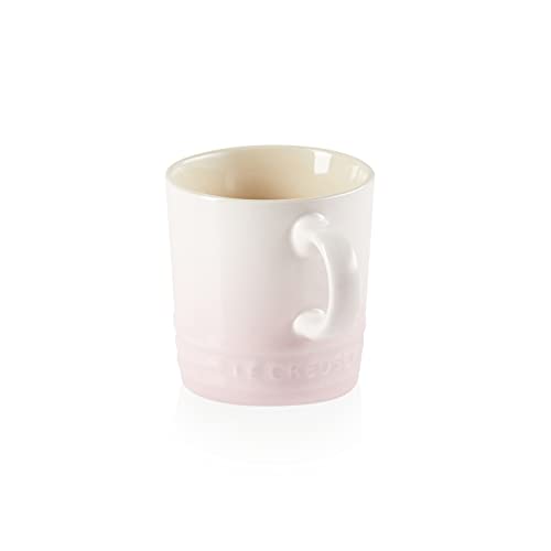 Le Creuset Taza Espresso de cerámica de gres, 100 ml, Rosa Shell Pink,70305107770099