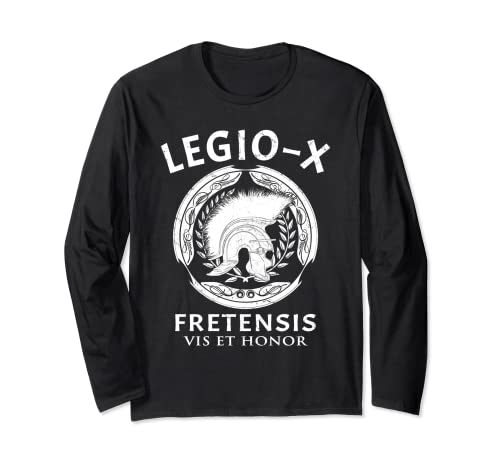 LEGIO X Fretensis Vis et Honor Guerrero Romano Manga Larga