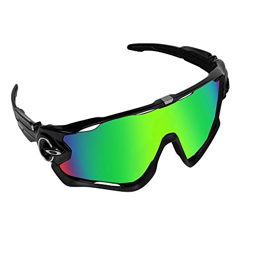 Lentes de repuesto compatibles con OAKLEY JAWBREAKER Verde Mirror