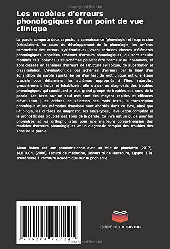 Les modèles d'erreurs phonologiques d'un point de vue clinique