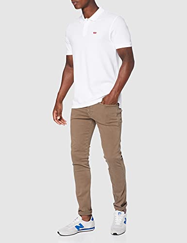 Levi's New Levis Hm Camiseta Tipo Polo, Color Blanco, XS para Hombre