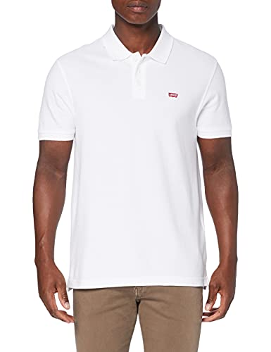 Levi's New Levis Hm Camiseta Tipo Polo, Color Blanco, XS para Hombre