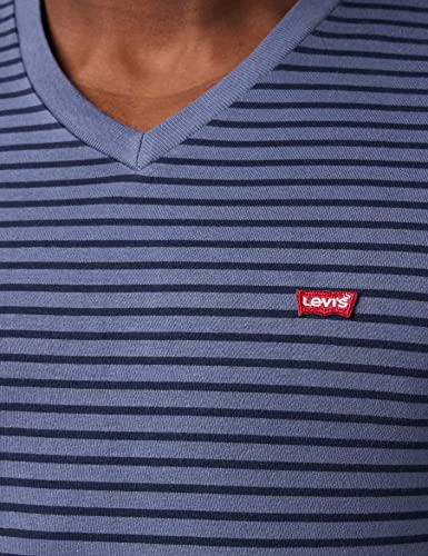 Levi's Original Hm Vneck T-Shirt, Blues, M para Hombre