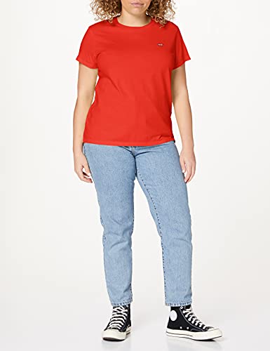 Levi's tee Camiseta, Red (Poppy Red), X-Small para Mujer