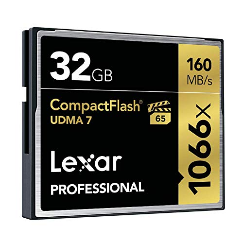 Lexar Professional - Tarjeta de memoria CompactFlash 1066x de 32 GB