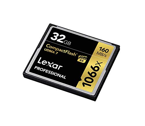 Lexar Professional - Tarjeta de memoria CompactFlash 1066x de 32 GB