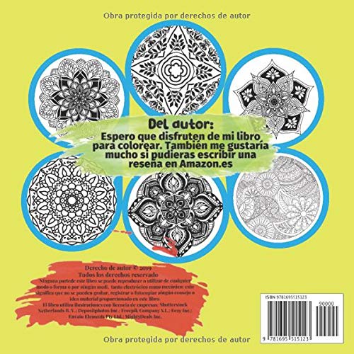 Libro de colorear para adultos para mujeres 100 Mandalas - Las raices de la educacion son amargas, pero la fruta es dulce.