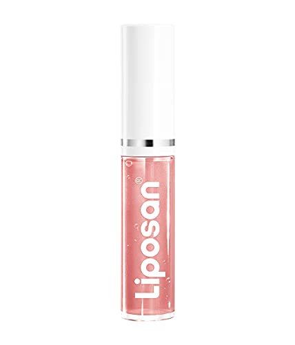 Liposan Lip Oil Gloss Sweet Nude (1 x 5,5 ml), brillo labial con efecto volumen, bálsamo labial hidratante con acabado brillante, cuidado labial con fórmula vegana