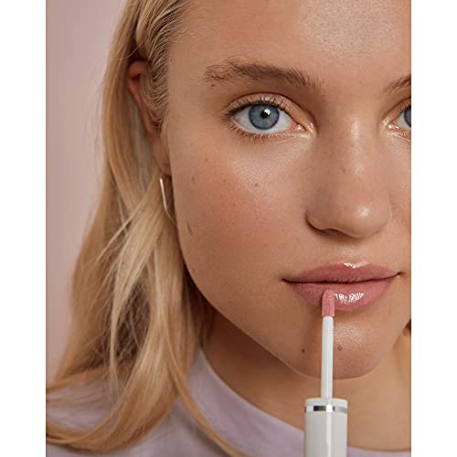 Liposan Lip Oil Gloss Sweet Nude (1 x 5,5 ml), brillo labial con efecto volumen, bálsamo labial hidratante con acabado brillante, cuidado labial con fórmula vegana