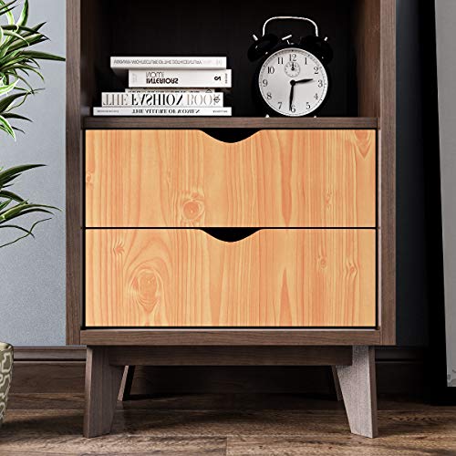 Livelynine Vinilos Para Muebles Madera Clara Vinilo Cocina Encimera Adhesivo Vinilos Para Mesas Mesitas Vinilos Para Puertas de Madera Interior Autoadhesivo Rollo Vinilo Madera Pino Adhesivo 40CMX2M