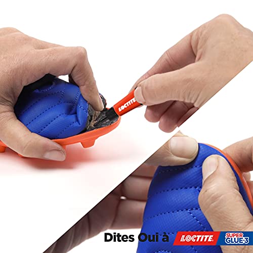 Loctite Super Glue-3 Power Gel Mini Dose, Pegamento fuerte enriquecido con goma, mini dosis de pegamento gel ultrarresistente, secado inmediato, pegamento transparente, paquete de 3 tubos de 1 g