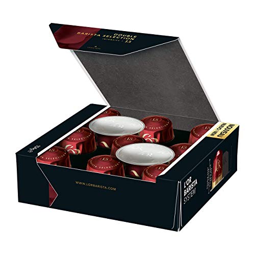 L'OR BARISTA,Cápsulas Doble Barista Selection Intensidad 13 - Exclusivas para cafeteras L'OR BARISTA, Pack de 5 x 10 [Total 50 cápsulas]