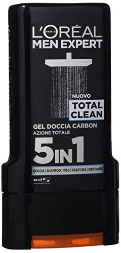 L'oreal - Men shower total clean 300 ml. jabones y cosméticos