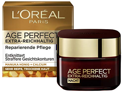 L'Oréal Paris Dermo Expertise Age Perfect extra de reichhaltig Manuka Noche Cuidado, 1er Pack (1 x 50 ml)