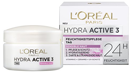 L'Oreal Paris Dermo Expertise "Hydra Activo 3" Hydrafresh Crema para piel seca y sensible 50 ml