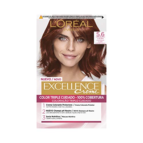 L'Oréal Paris Excellence Creme Tinte Tono 5.6 Caoba - 50 ml