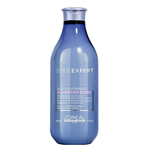 L'Oreal Professionnel - Champú Blondifier Gloss Iluminador para todos los Cabellos Rubios, 300 ml