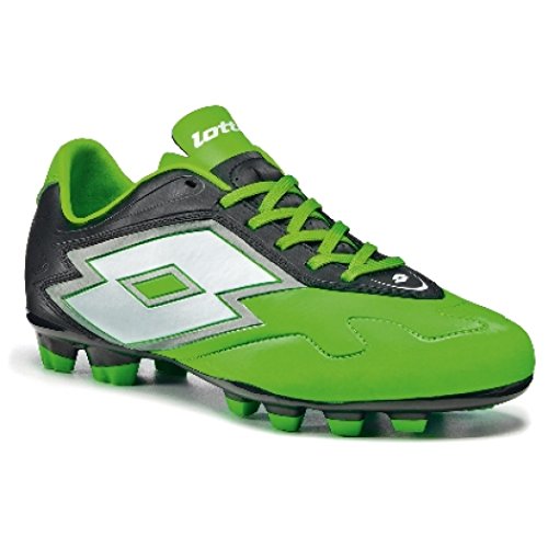 LOTTO Zhero Gravity V 700 Bota de Fútbol, Verde/Negro, 45.5