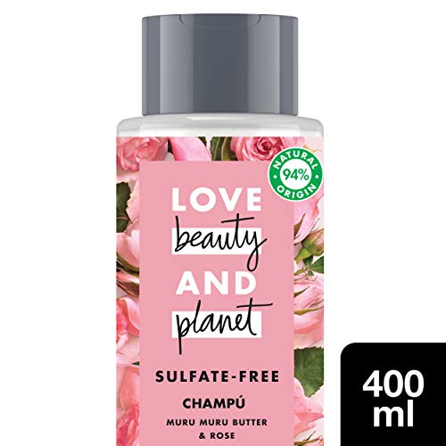 Love Beauty and Planet Blooming Color Champú manteca de muru muru & rosa 400ml