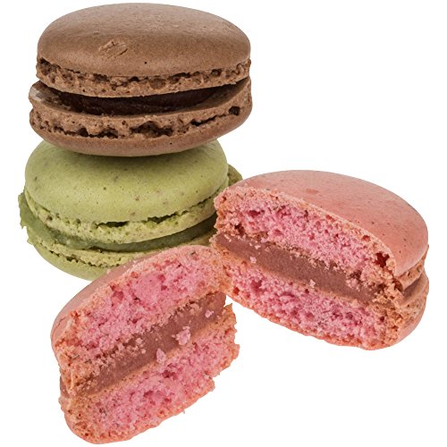 Macarons de Pauline Macarons Mix fresa, pistacho y chocolate 72 g