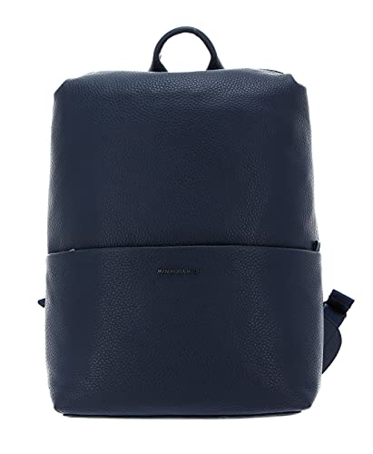 Mandarina Duck Mellow P10FZT38, Melow Leather Backpack/Dress Blue para Mujer, 35x26x12 (L x H x W)